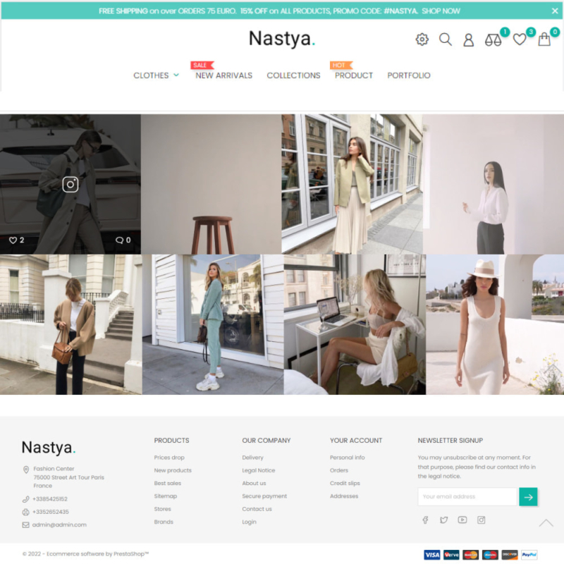 SocialFeed社交网Instagram照片和视频轮播器Prestashop插件V7.0.6 - 图片2