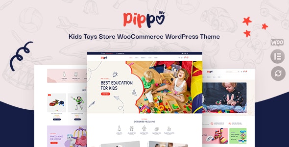 Pippo(v1.2.1)儿童玩具跨境电商销售平台WooCommerce主题 Pippo(v1.2.1)儿童玩具跨境电商销售平台WooCommerce主题