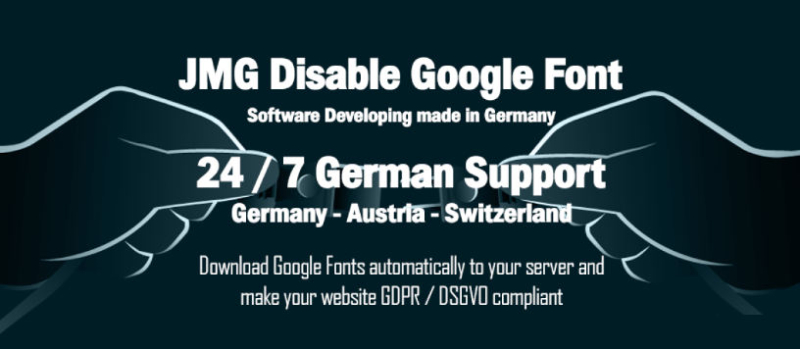 JMG Disable Google Font禁用谷歌字体Joomla插件V5.1.21 JMG Disable Google Font禁用谷歌字体Joomla插件V5.1.21