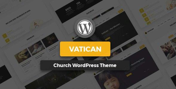 Vatican基督教堂布道和清真寺网站WordPress主题V1.4 Vatican基督教堂布道和清真寺网站WordPress主题V1.4