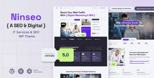 Ninseo网络营销SEO机构和IT服务行业网站WordPress主题V1.0 - 图片1 Ninseo网络营销SEO机构和IT服务行业网站WordPress主题V1.0 - 图片1