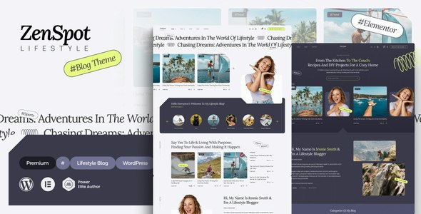 ZenSpot生活方式博客网站WordPress主题V1.0 ZenSpot生活方式博客网站WordPress主题V1.0