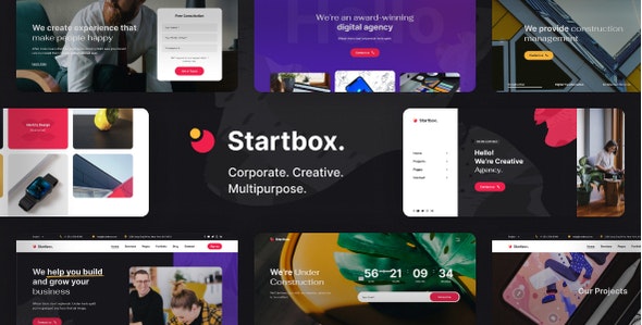 Startbox多行业领域初创企业建站模板WordPress主题 Startbox多行业领域初创企业建站模板WordPress主题