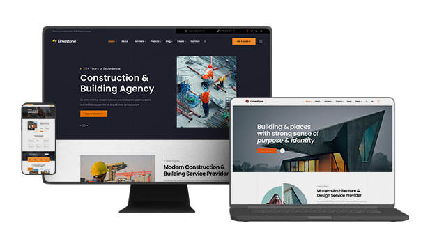 Limestone建筑施工单位WordPress主题 - 图片1 Limestone建筑施工单位WordPress主题 - 图片1