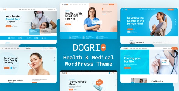 Dogri健康和医疗服务网站模板WordPress主题 Dogri健康和医疗服务网站模板WordPress主题