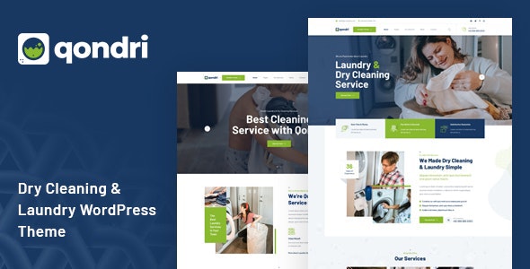 Qondri(v1.3.1)干洗店和干洗服务网站模板WordPress主题 Qondri(v1.3.1)干洗店和干洗服务网站模板WordPress主题