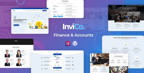 Invico会计和金融投资咨询网模板WordPress主题V2.6 Invico会计和金融投资咨询网模板WordPress主题V2.6