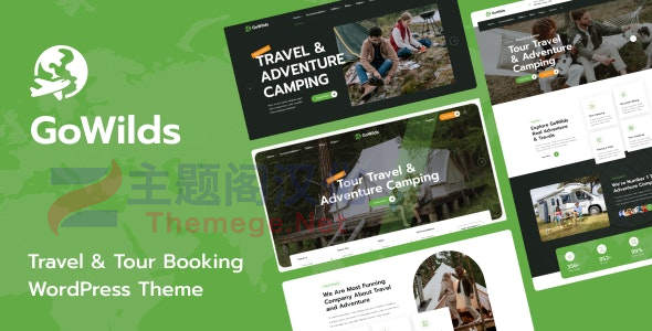 Gowilds汉化版_旅游预订网站模板WordPress主题 Gowilds汉化版_旅游预订网站模板WordPress主题