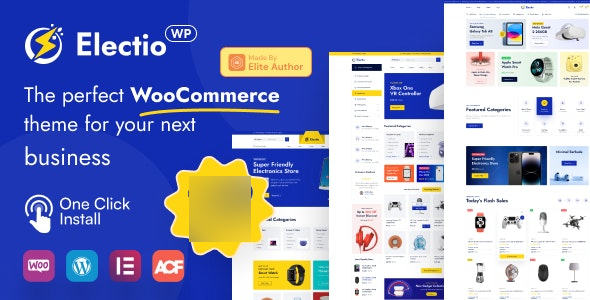 Electio(v1.4.2)电子产品和五金店WooCommerce主题 - 图片1 Electio(v1.4.2)电子产品和五金店WooCommerce主题 - 图片1