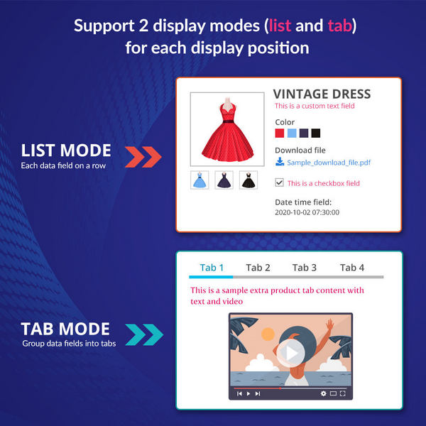 ExtraTabs(v2.3.8)定制产品页字段和选项卡Prestashop插件 - 图片3 ExtraTabs(v2.3.8)定制产品页字段和选项卡Prestashop插件 - 图片3