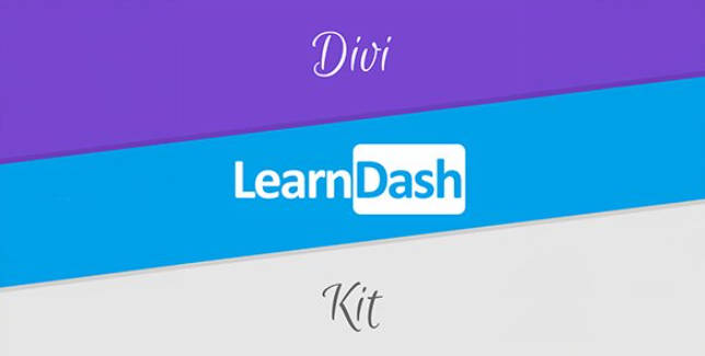 Divi LearnDash Kit在线学习课程页面编辑器插件 Divi LearnDash Kit在线学习课程页面编辑器插件