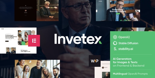 Invetex金融理财和投资顾问网WordPress主题 Invetex金融理财和投资顾问网WordPress主题