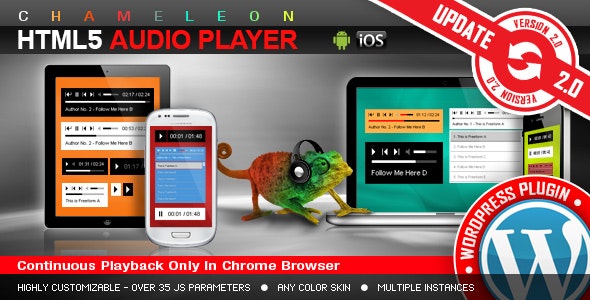 HTML5 Audio Player网页音频播放器WordPress插件 HTML5 Audio Player网页音频播放器WordPress插件