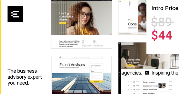 Expertise财务和商业咨询网站模板WordPress主题 - 图片1 Expertise财务和商业咨询网站模板WordPress主题 - 图片1