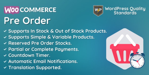 WooCommerce Pre Order预售|预购|提前预订WordPress插件 - 图片1 WooCommerce Pre Order预售|预购|提前预订WordPress插件 - 图片1