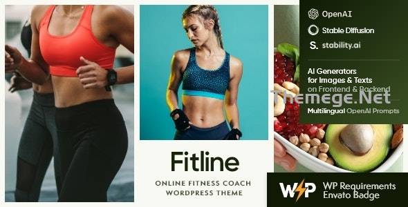Fitline 1.0.1 线上健身培训网WordPress主题 Fitline 1.0.1 线上健身培训网WordPress主题