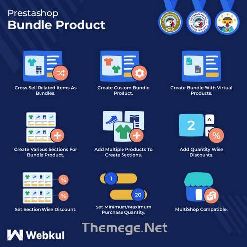 Webkul Bundle Product破解版6.1.1 产品捆绑销售套餐Prestashop插件 Webkul Bundle Product破解版6.1.1 产品捆绑销售套餐Prestashop插件