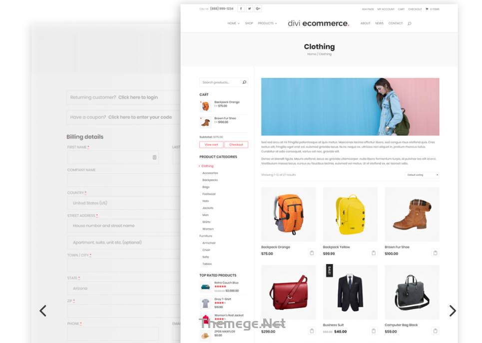 Divi Ecommerce破解版V1.3.5 Divi电子商务网站子主题 - 图片2 Divi Ecommerce破解版V1.3.5 Divi电子商务网站子主题 - 图片2