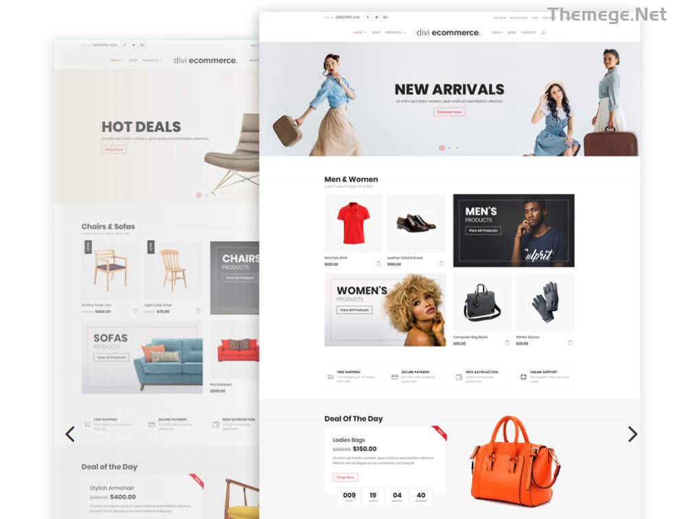 Divi Ecommerce破解版V1.3.5 Divi电子商务网站子主题 - 图片3 Divi Ecommerce破解版V1.3.5 Divi电子商务网站子主题 - 图片3