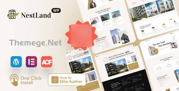 NestLand主题v1.3:房地产中介公司网站模板WordPress主题 NestLand主题v1.3:房地产中介公司网站模板WordPress主题