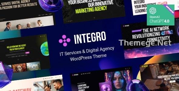 Integro(v1.8)软件UI/UX设计公司网站模板WordPress主题 Integro(v1.8)软件UI/UX设计公司网站模板WordPress主题