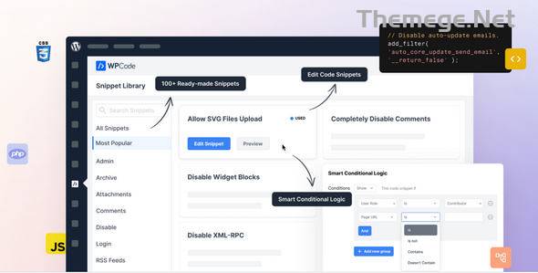 WPCode Pro汉化版_WordPress代码片段管理插件 WPCode Pro汉化版_WordPress代码片段管理插件