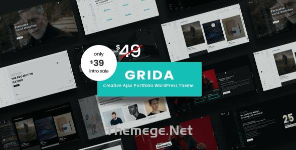 Grida创意Ajax作品集展示WordPress主题V1.2.0 Grida创意Ajax作品集展示WordPress主题V1.2.0