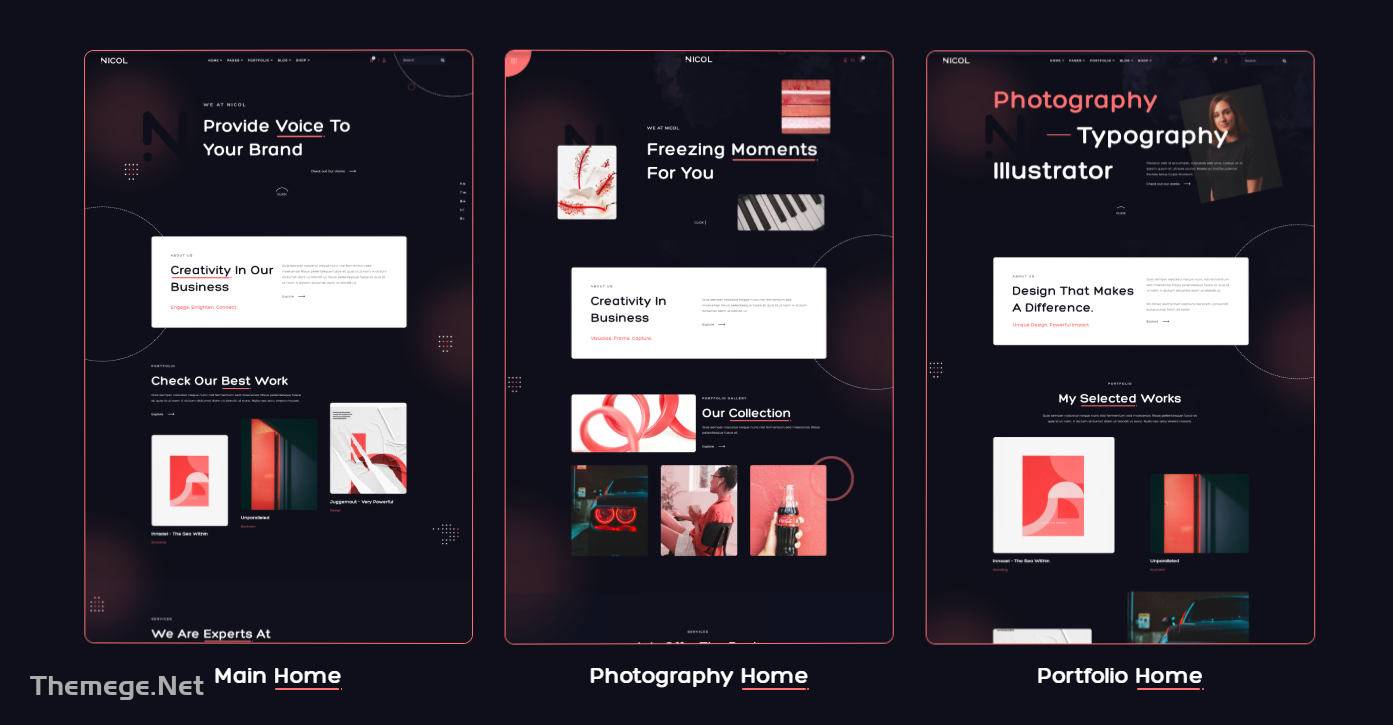 Nicol激活版V1.3.1 WordPress品牌和产品样机设计主题 - 图片4