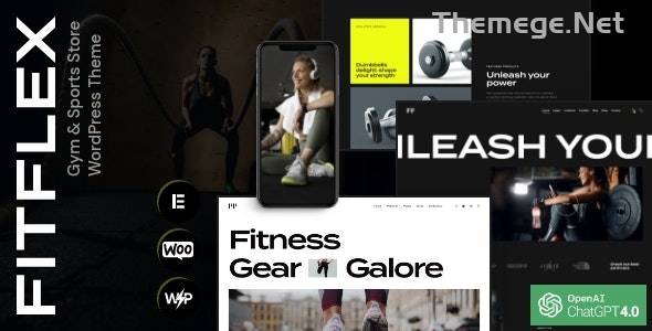 FitFlex健身房和体育用品商店WordPress主题 FitFlex健身房和体育用品商店WordPress主题