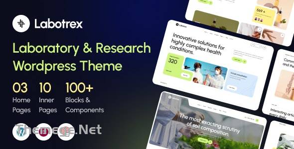 Labotrex含4首页医学实验室和科研机构网WordPress主题 - 图片1 Labotrex含4首页医学实验室和科研机构网WordPress主题 - 图片1