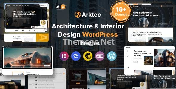 Arktec含16款独特首页建筑室内设计WordPress模板 - 图片1 Arktec含16款独特首页建筑室内设计WordPress模板 - 图片1