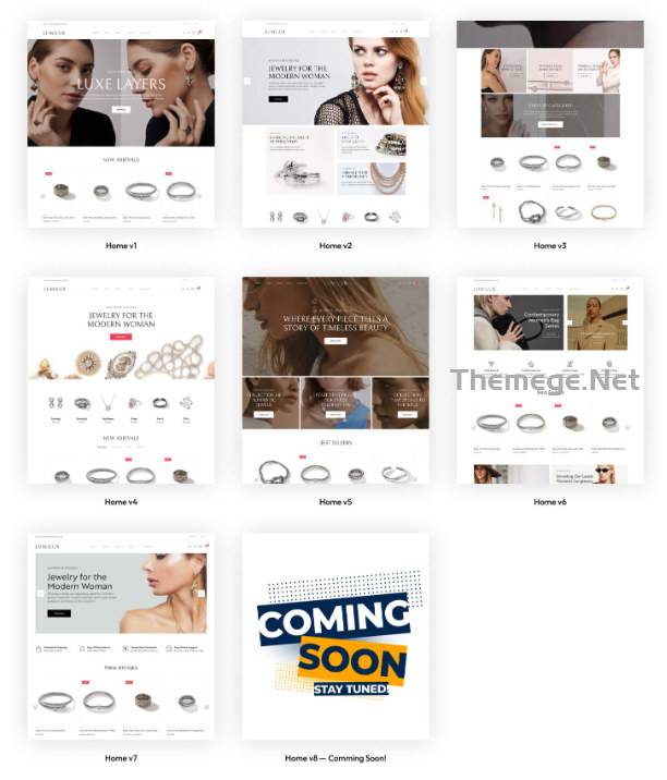 Lumilux(v1.0.5)珠宝首饰在线购物商店WordPress主题 - 图片2 Lumilux(v1.0.5)珠宝首饰在线购物商店WordPress主题 - 图片2