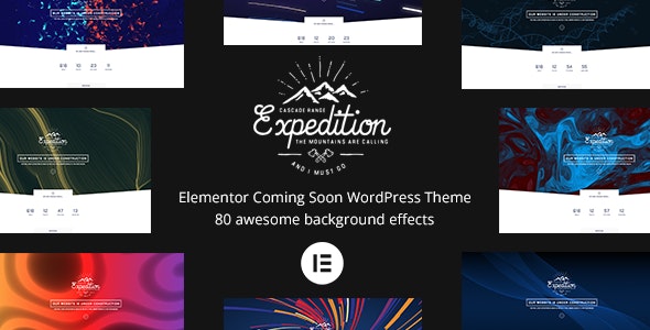 Expedition即将推出/即将上线落地页WordPress主题V4.0.1 Expedition即将推出/即将上线落地页WordPress主题V4.0.1