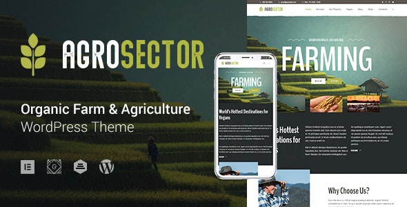 Agrosector富硒水稻和生态农产品加工企业WP网站模板V1.5.2 Agrosector富硒水稻和生态农产品加工企业WP网站模板V1.5.2