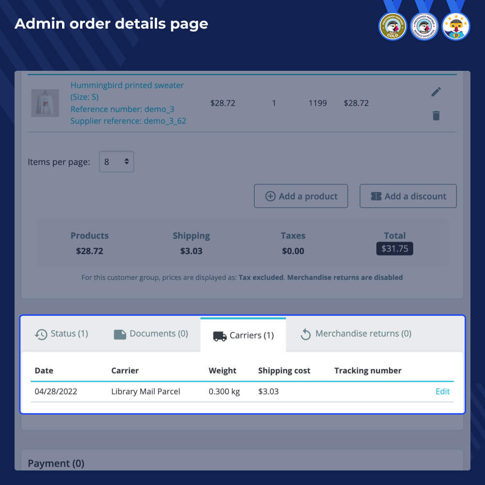 Prestashop跨境电商USPS Shipping送货方式模块V4.11.6 - 图片3