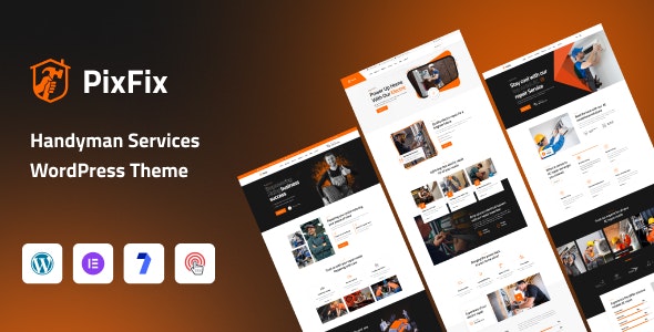 PixFix修车网和家政维修服务网WordPress主题V1.0 PixFix修车网和家政维修服务网WordPress主题V1.0