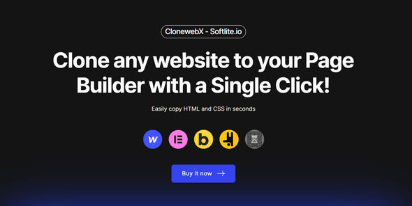 ClonewebX V1.0.5_一键克隆网站页面到Elementor编辑器 ClonewebX V1.0.5_一键克隆网站页面到Elementor编辑器