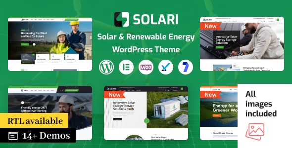 Solari WordPress主题_可再生能源/清洁能源网站模板 Solari WordPress主题_可再生能源/清洁能源网站模板