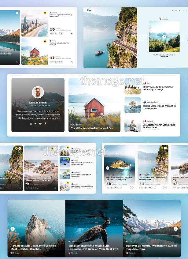 Tripp多作者旅游博主旅行博客模板WordPress主题V1.3.3 - 图片2