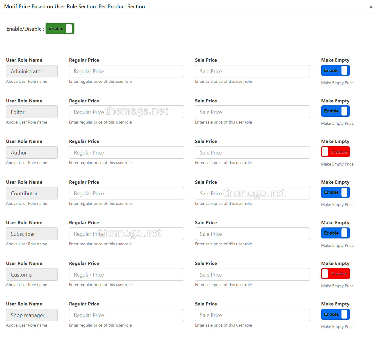 WooCommerce User Role Based Pricing完整版V2.1.1 - 图片2 WooCommerce User Role Based Pricing完整版V2.1.1 - 图片2