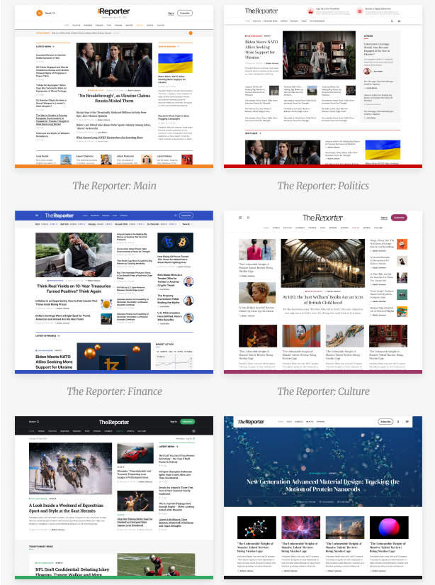 The Reporter(v1.2.1)本地报社和杂志社网站WordPress主题 - 图片3