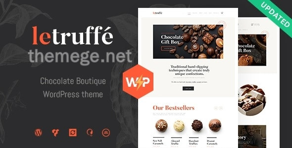 Le Truffe巧克力糖果糕点生产商建站模板v1.1.7 Le Truffe巧克力糖果糕点生产商建站模板v1.1.7