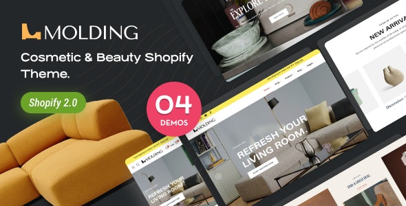 Molding家具和室内装饰销售网站Shopify模板 Molding家具和室内装饰销售网站Shopify模板