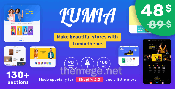 Lumia童装鞋子和健身补剂销售平台Shopify模板V5.0 Lumia童装鞋子和健身补剂销售平台Shopify模板V5.0