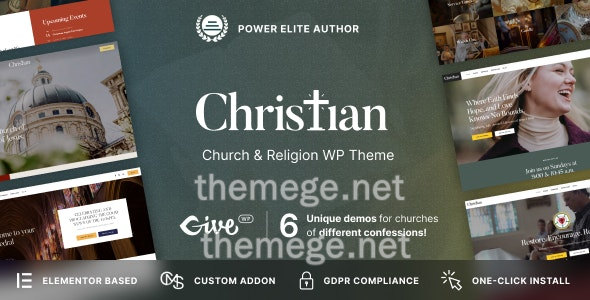 Christian v1.2.1_WordPress基督教堂与宗教信仰主题 Christian v1.2.1_WordPress基督教堂与宗教信仰主题