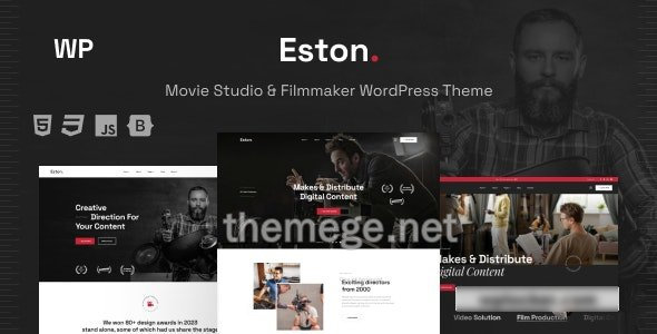 Eston电影工作室和电影制片厂WordPress主题 Eston电影工作室和电影制片厂WordPress主题