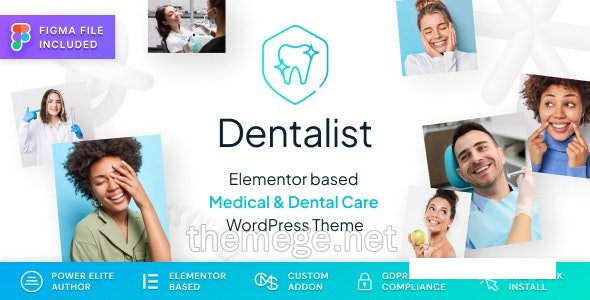 Dentalist(v1.0.7)牙医和牙科诊所WordPress主题 Dentalist(v1.0.7)牙医和牙科诊所WordPress主题