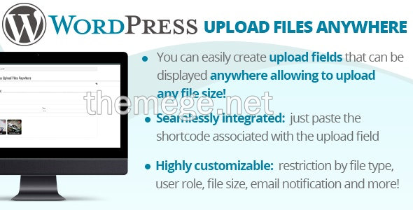 WordPress Upload Files Anywhere破解版v2.8(文件上传生成器插件) WordPress Upload Files Anywhere破解版v2.8(文件上传生成器插件)
