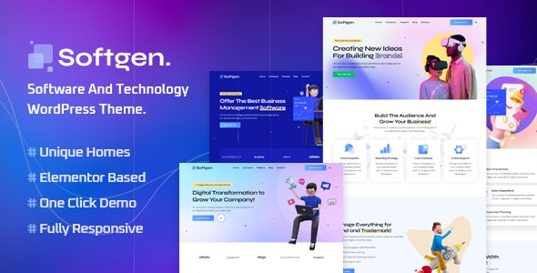 Softgen WordPress主题_IT软硬件开发企业网站模板 Softgen WordPress主题_IT软硬件开发企业网站模板