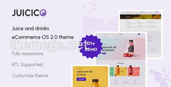 Juicico果汁饮品经销商网站模板Shopify主题 Juicico果汁饮品经销商网站模板Shopify主题